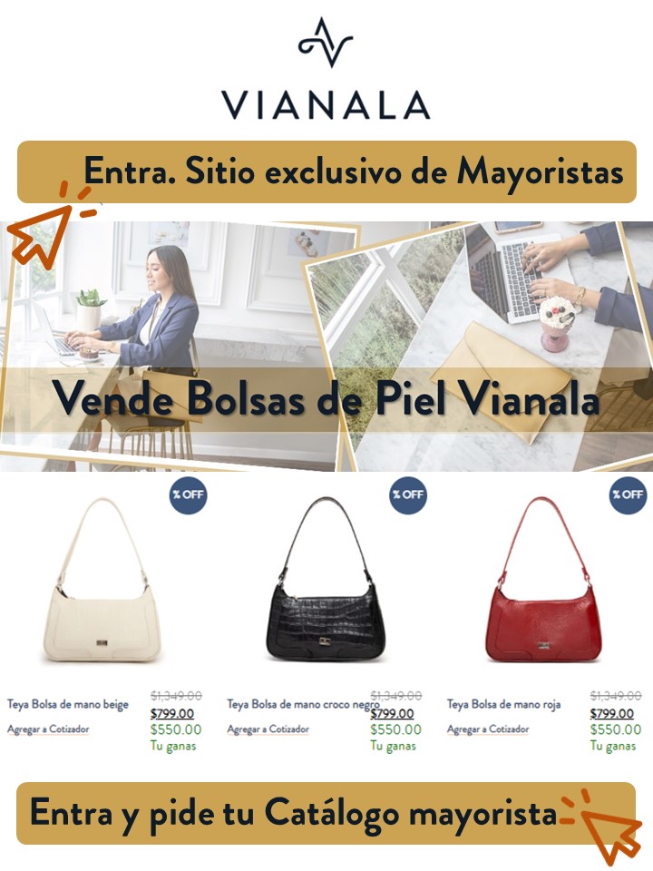 Fabrica de bolsas de piel para dama. Bolsos de Piel. Bolsas de Marca Vianala. Bolsos de Mano para Mujer. Bolsos para mujer