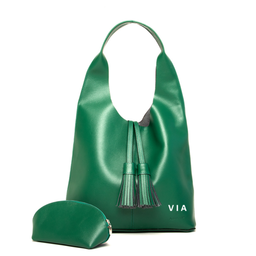 Muna Hobo Verde Personalizada