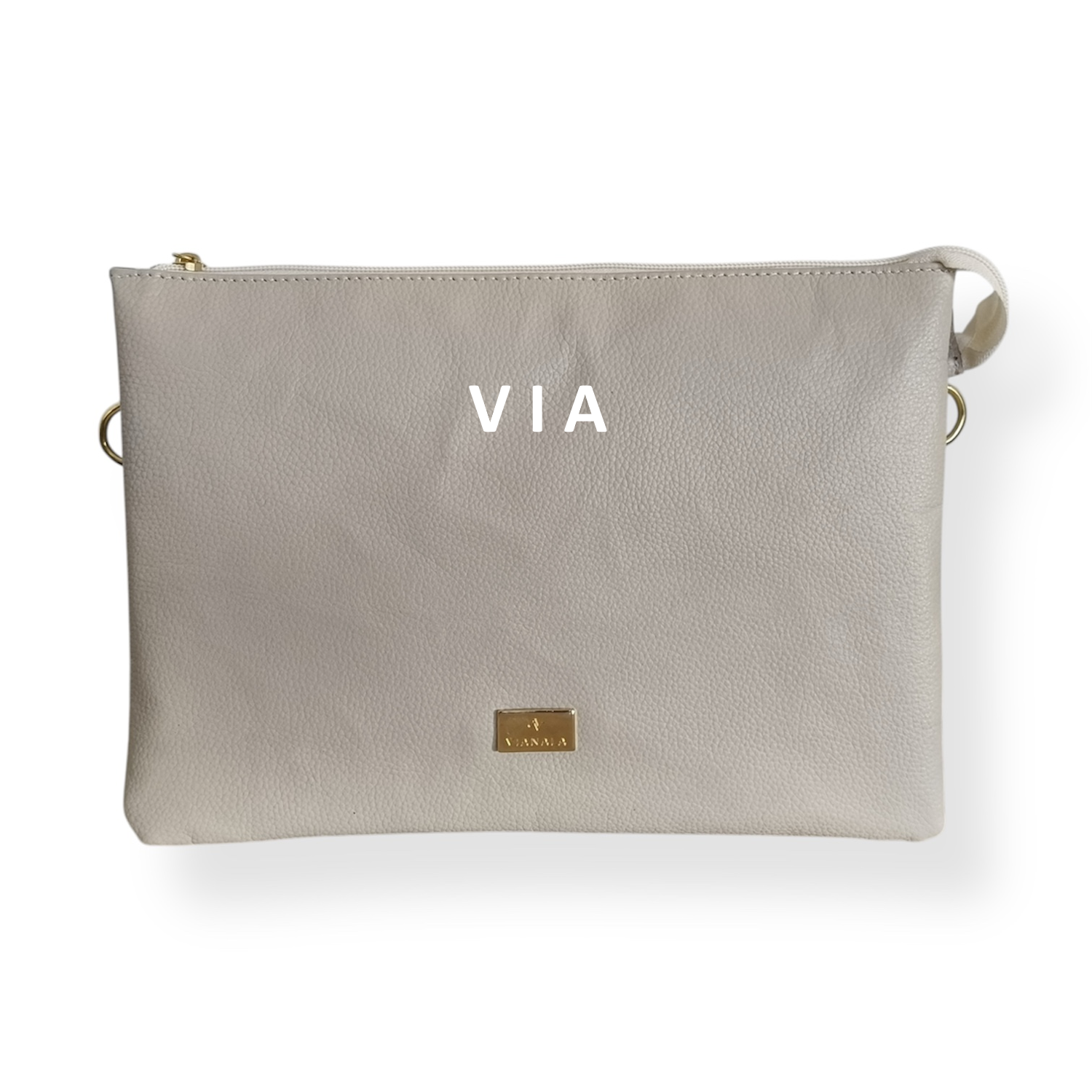 Crossbody Rosalía Beige Personalizada