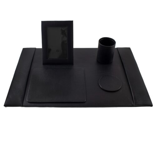 Set cubre Escritorio Invest Black